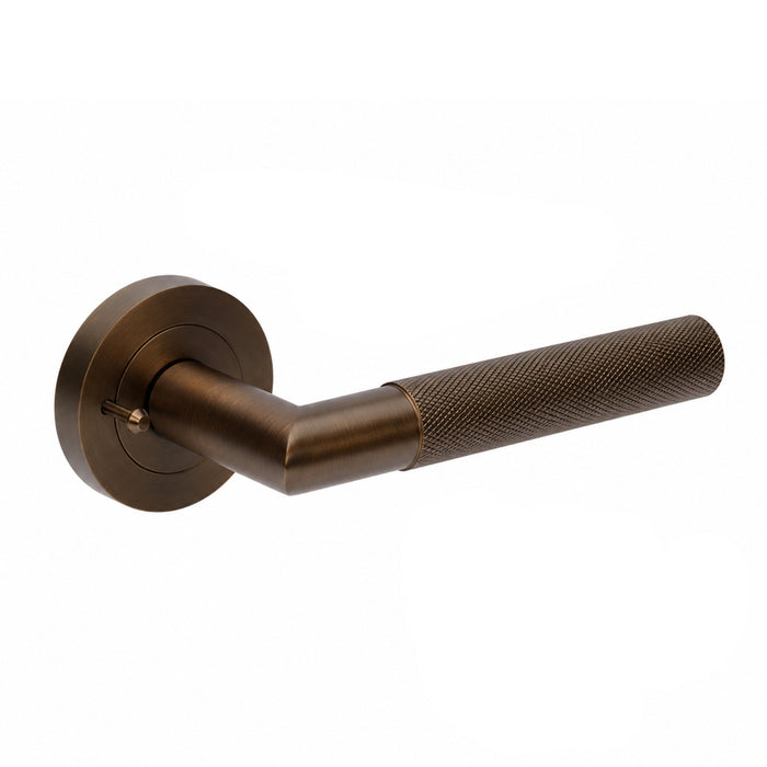 Zanda Vertex Privacy Lever Set Ember Bronze 10032.EB - The Blue Space
