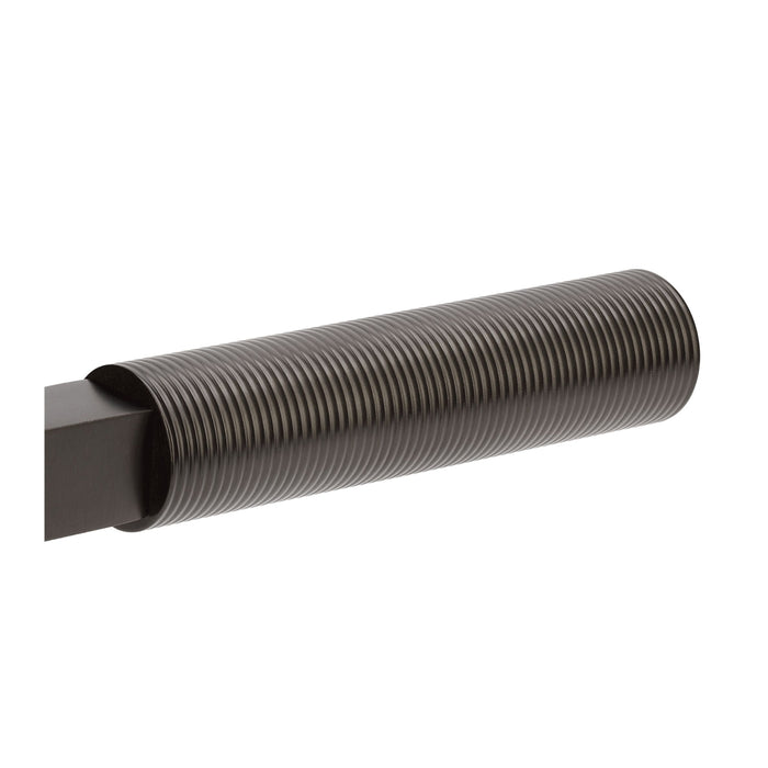 Zanda Zurich Fluted Dummy Lever Set (RH) Graphite Nickel  9355.DR.GN - The Blue Space